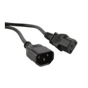 Шнур питания Hyperline PWC-IEC13-IEC14-1.0-BK