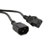 Шнур питания Hyperline PWC-IEC13-IEC14-0.5-BK