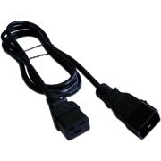 Шнур питания Lanmaster LAN-PP19/20-1.0-BK