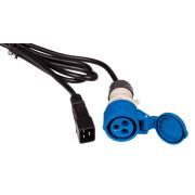 Шнур питания Lanmaster LAN-PP9F/20-2.5-BK