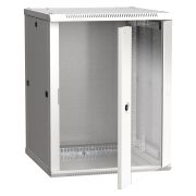 Шкаф коммутационный ITK Linea W (LWR3-18U66-GF) настенный 18U 600x600мм пер.дв.стекл задн.дв.стал.лист 90кг серый 500мм 41кг 200град. 900мм IP20 IK08 сталь