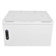 Шкаф коммутационный ЦМО (ШРН-6.650.1) настенный 6U 600x650мм пер.дв.стал.лист металл 200кг серый 600мм 19кг 180град. 346мм
