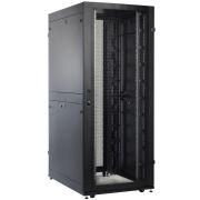 Шкаф серверный ЦМО (ШТК-СП-42.8.12-44АА-9005) напольный 42U 800x1200мм пер.дв.перфор. задн.дв.перфор. 2 бок.пан. направл.под винты 1350кг черный 890мм 173кг 180град. 1950мм IP20 сталь