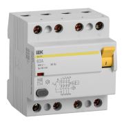 Выключатель дифф.тока УЗО IEK MDV10-4-063-030 ВД1-63