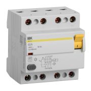Выключатель дифф.тока УЗО IEK MDV10-4-040-300 ВД1-63